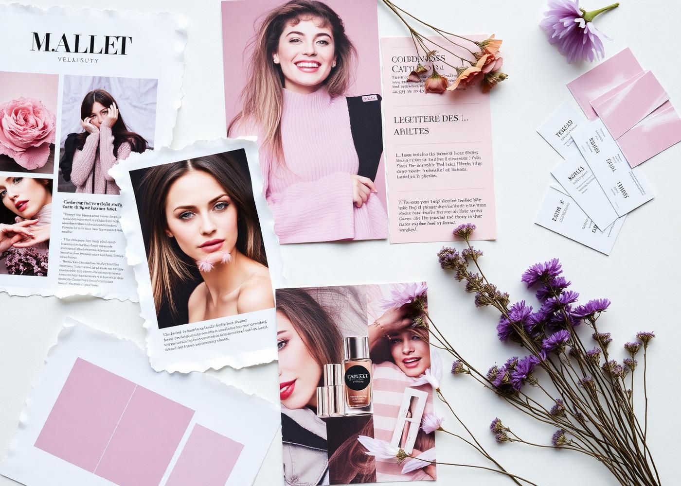 Beauty trend mood board for 2026